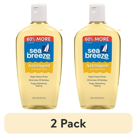 (2 pack) Sea Breeze Original Formula Astringent for All Skin, Acne and Blemishes, 16 fl oz