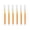 Yellow, variant on Colored Gel Ink Pens, Extra Fine Point Smooth Writing Quick Drying Liquid Ink Pens, for Office Stationery Classroom Teachers 6 Pcs Yellow