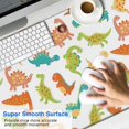 thumbnail image 2 of Long Mouse Pads for Desk,White Cartoon Colorful Dinosaurs Pattern Desk Mats on Top Of Desks, Desk Mouse Pad Extra Large with 3mm Non-Slip Base and Stitched Edge for Gaming,Office,Work,Home 47.3"x23.6", 2 of 6