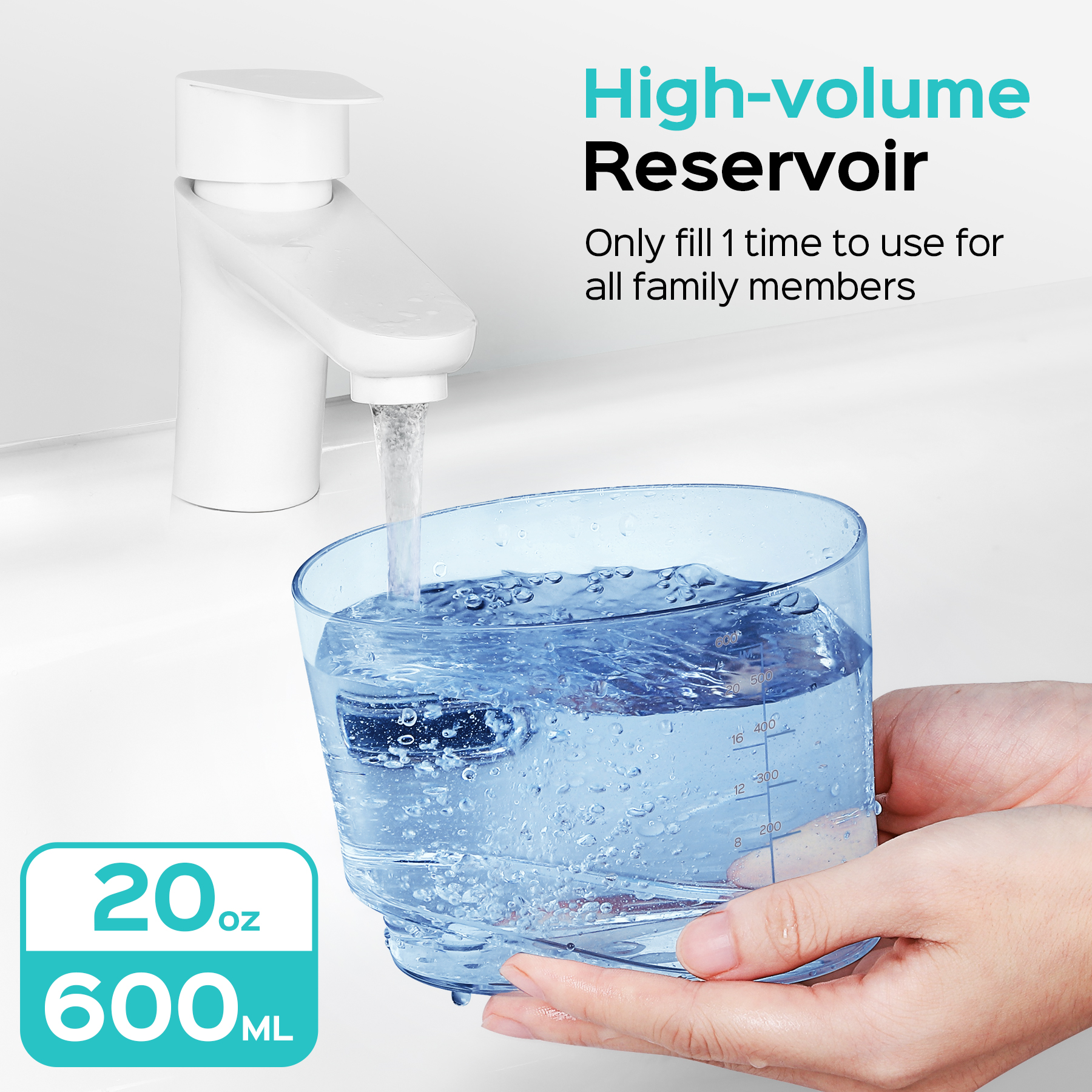 COSLUS Countertop Water Flosser for Family photo 4