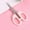 Clear, variant on Precision Craft Scissors - Stainless Steel Blades with Safety Cap - Ultra Sharp Tip & Non-Slip Tpr Handles - for Adult Paper Crafting, Scrapbooking, Home, office, and Class Use(Black)