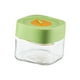 thumbnail image 2 of Tarro de cristal hermético para almacenar alimentos, a prueba de polvo, con tapa, apilable, para té verde 500ml, 2 of 9