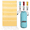 Yellow with Turquoise Bag, variant on BAY LAUREL Turkish Beach Towel with Travel Bag 39 x 71 Quick Dry Sand Free Lightweight Large Oversized Beach Towel Turkish Towels Light Beach Towel Travel Towels