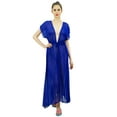 thumbnail image 5 of Bimba Sheer Beach Coverup Dress with drawstring Waist Maxi Beach Bikini Cover Up Shrug, 5 of 8