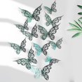thumbnail image 1 of Adornos de mariposa para pastel de feliz cumpleaños, decoración de fiesta de boda, suministros para hornear de postre de ducha, estampado de bricolaje, oro, Rosa, 1 of 4
