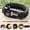black, variant on 5-in-1 Outdoor Survival Bracelet 7-Core Adjustable Paracord Compass Whistle Fire Starter Aluminum Cutting Knife