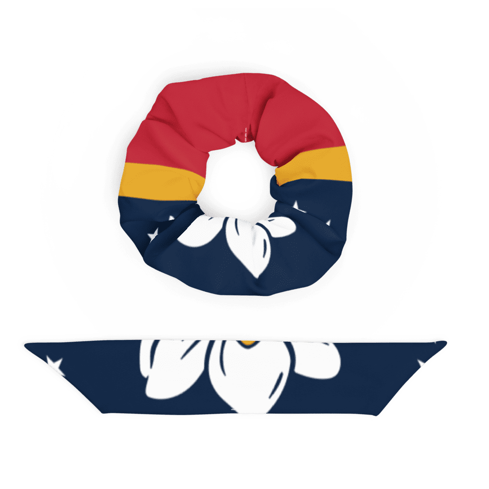 Mississippi Flag Scrunchie | Trendy, Stylish, & Perfect for Cheerleaders, Fashion, and Gifts