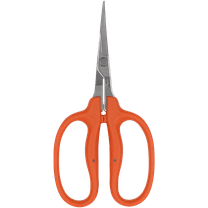 Zenport ZS420 Curved MasaMasa Trim Scissors, 1.4 Inch Stainless Steel Blades, Orange - 10 Pack