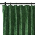 thumbnail image 3 of TWOPAGES Linen Blend 72 X 72 Inches Long 1 Panel Curtain Pinch Pleated Light Filtering Leaves Print Curtain for Living Room, Moss, 3 of 6
