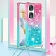 thumbnail image 2 of Funda para Honor 90 5G Brillantina Líquida Divertida Reluciente y con Cristales en Movimiento Cuerpo Cruzado con Cordón Ajustable, 2 of 5