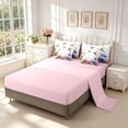 thumbnail image 3 of Erosebridal Lovely Hummingbird 7-Piece Twin Bedding,Kawaii Wildlife Bedding Comforter Set,White Blue,Pink Reversible, 3 of 7