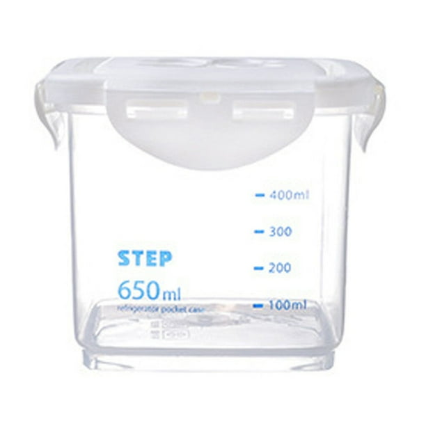 Recipiente de almacenamiento de cereales de cocina con báscula, recipiente de plástico transparente para alimentos, aperitivos, nueces secas, Organizadores de utensilios de cocina Claro METRO Billuyoard HA000766-02B