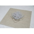 thumbnail image 3 of Dainty Home Natural Shimmer Woven Textilene Reversible Square Set of 6 Placemats in Ivory, 3 of 4