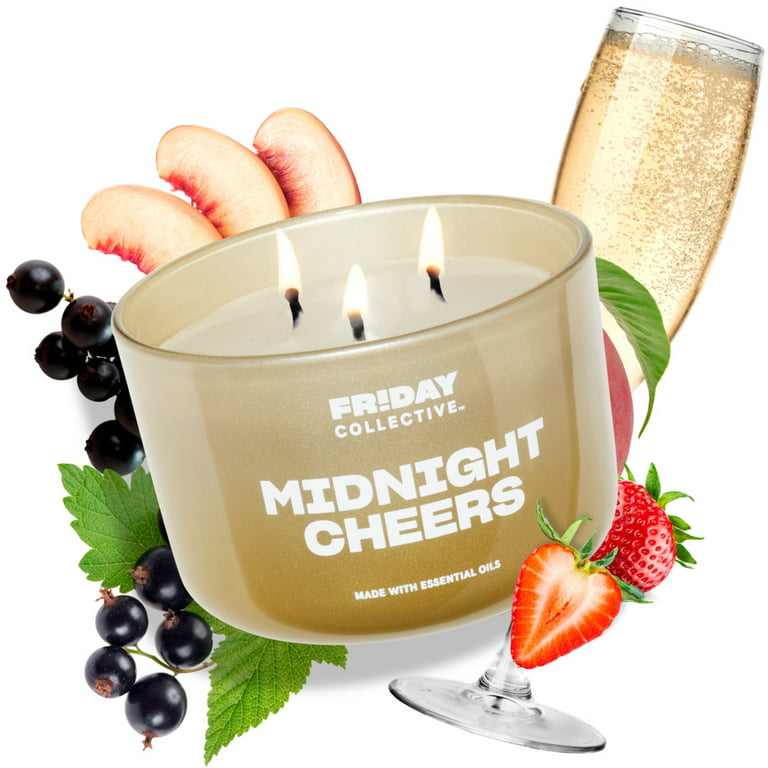 Friday Collective Midnight Cheers 13.5oz candle 