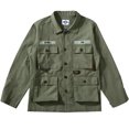 thumbnail image 5 of Chaquetas unisex Wtaps con múltiples bolsillos tridimensionales y bordado de alfabeto, estilo militar, para otoño e invierno, 5 of 5