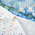 thumbnail image 4 of Erosebridal Boys Girls Easter Rabbits Eggs Queen Duvet Cover Set,Blue Flowers Bowtie Bedding For Kids,3 Pieces,No Comforter,Microfiber Bedroom Decor, 4 of 6