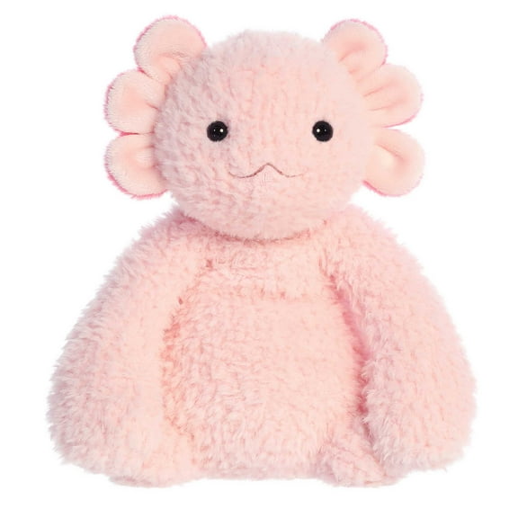 Aurora - Medium Pink Nubbles - 10" Axolotl - Adorable Stuffed Animal