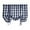 Dark blue, variant on Ongmies Curtains Clearance Check Lace Up Curtains for Windows 32 X 55 Inch Rod Pocket Translucent Filter Curtains for Kitchen Bedroom Living Room Doors and Windows Farmhouse 1 Panel Room Decor Blue