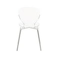 thumbnail image 6 of Meridian Furniture Clarion 18"H Metal Dining Chair in Chrome (Set of 2), 6 of 6