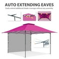 thumbnail image 4 of EAGLE PEAK 13x13 Pop up Outdoor Canopy Tent Instant Folding Shelter with One Privacy Curtain,Light Pink, 4 of 9