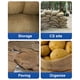thumbnail image 4 of Bolsa organizadora de frijoles, bolsas de yute para comestibles de 80x50cm para jardinería, plantación, almacenamiento de alimentos, 4 of 8