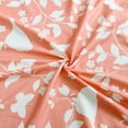 thumbnail image 6 of Home Soft Things Printed Microfiber Curtain - Birdsong 2 Piece Set - Coral - 60" x 84", 6 of 7