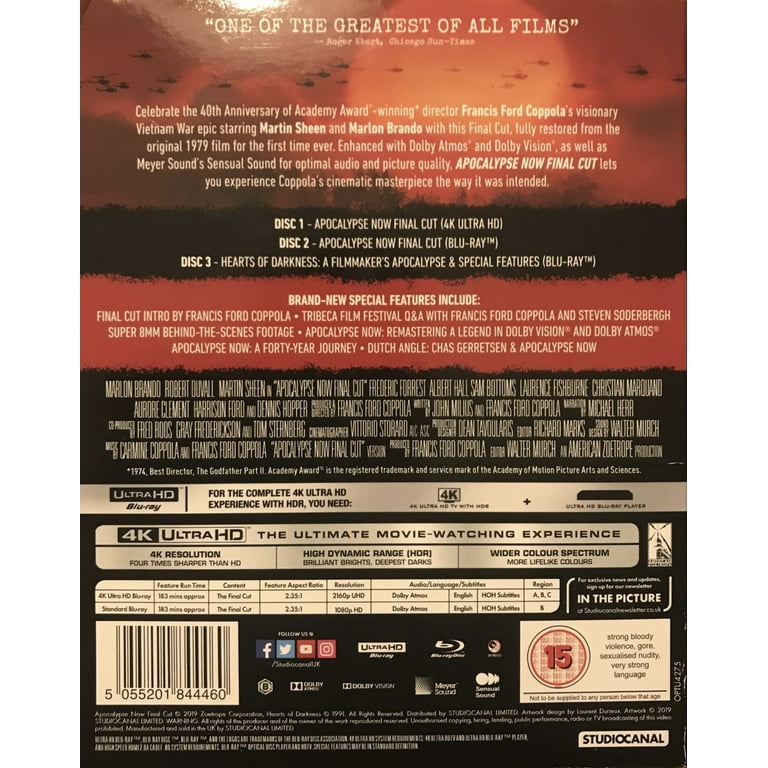 Studio Canal, Apocalypse Now Final Cut, Drama, 4K Ultra HD