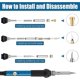 thumbnail image 3 of Wood Burning Kit, Wood Burning Tool With Adjustable Temperature 200~450c, Professional Pyrography Pen Compatible Embossing Carving Soldering Diy Chris, 3 of 4