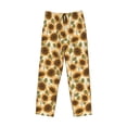 thumbnail image 6 of Daiia Autumn Sunflowers Men's Sleep Pant with Pockets and Drawstring,Pajama Pants-Large, 6 of 9