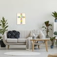 thumbnail image 2 of Stupell Industries Floral Cross Religious Symbol Botanical & Floral Painting White Framed Art Print Wall Art, 2 of 7