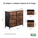 thumbnail image 5 of Cómoda Cajonera KingsHouse 5 Cajones de Tela Estructura de Acero 80x30x70 cm Cafe, 5 of 8