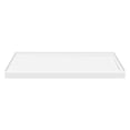 thumbnail image 2 of Transolid FSL6036R-01 60-in x 36-in Cast Solid Surface Low Profile Shower Base with Linear Concealed Right Hand Drain, White, 2 of 5