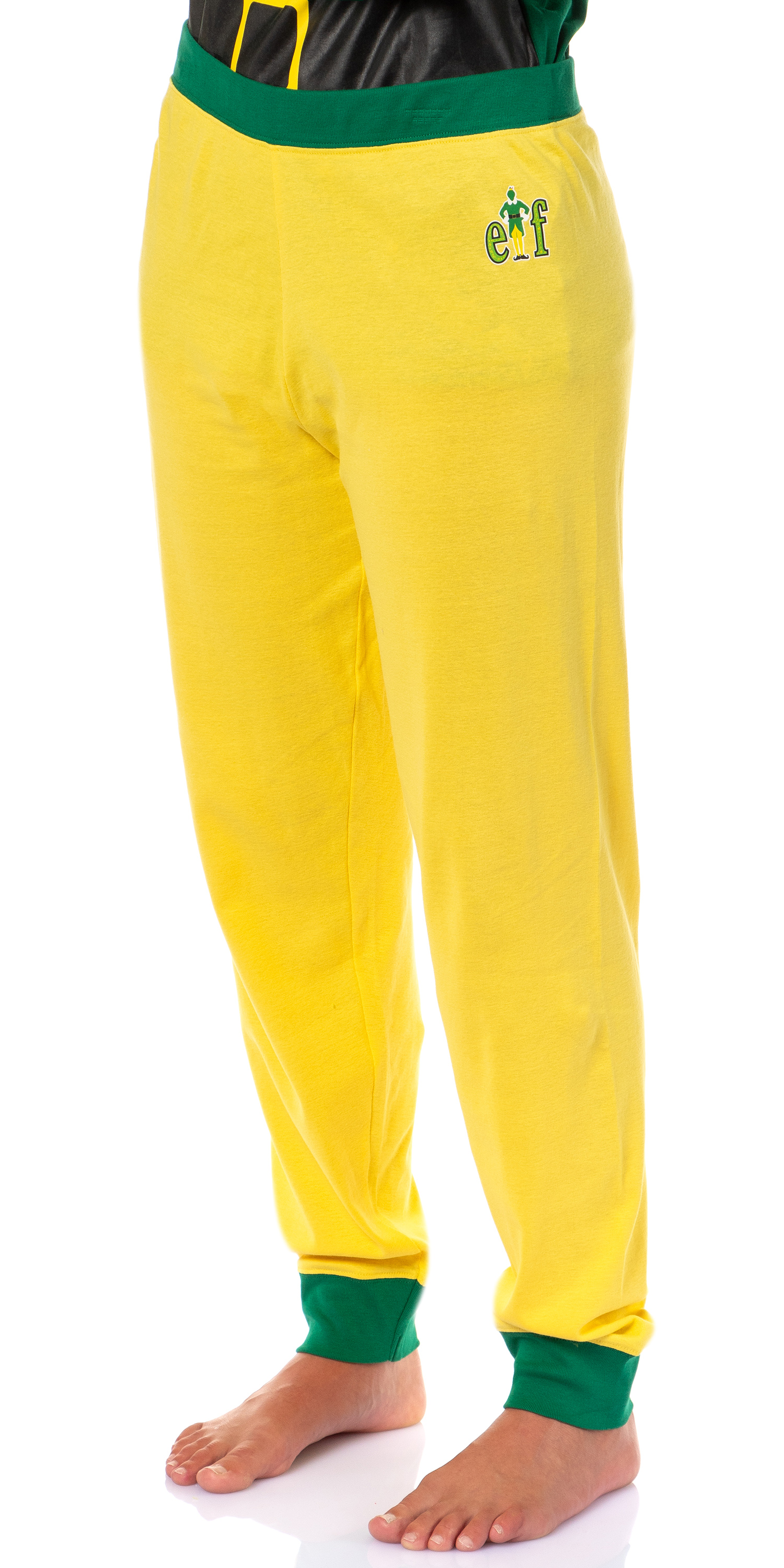 Elf Holiday Classic Movie Women's Buddy The Elf Tight Fit Long Sleeve Long Pant Loungewear Sleep Pajama Set