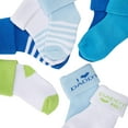 thumbnail image 2 of Luvable Friends Baby Boy Newborn and Baby Terry Socks, Blue Daddy Color: Blue Daddy Size: 0-6 MONTHS, 2 of 3