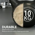 thumbnail image 4 of CoSoTower Kettlebell D\'entraînement Physique 22lb, Poids d'Exercice en Plastique, Outils d'Haltérophilie avec Sable, Poignée, Réduction de Bruit pour Maison, Gym, 4 of 7