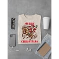 thumbnail image 3 of Cowboy Santa Xmas - Merry Christmas T-shirt Men's, 3 of 4