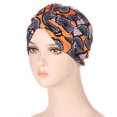 thumbnail image 4 of Baberdicy Head Wraps for Women's Hair Women Knot Fashion Pleated Turban Cap Headwrap Sleep Hat Headwraps, 4 of 4