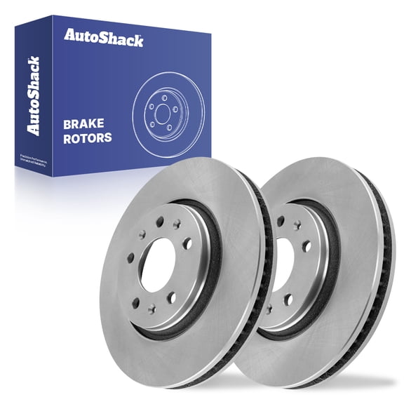 AutoShack Front Vented Brake Rotors 2-PC Set Replacement for 2003-2007 Cadillac CTS 2005-2008 Cadillac STS 11.93" (303 mm)