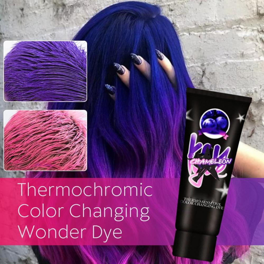 ThermoSensing Color Changing Wonder Hair Dye Cream,4 Different