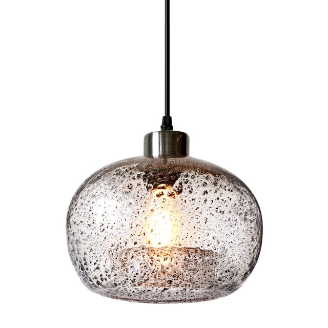 Lámpara colgante CASAMOTION de vidrio soplado a mano, rústica, 22 cm