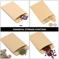 thumbnail image 4 of 200pcs Kraft Paper Blank Envelopes File Envelops Kraft Paper Document Bags, 4 of 9