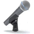 thumbnail image 2 of Professional Dynamic Vocal Microphone - BETA 58A Handheld Wired Mic for Stage Performance, Live Streaming & Karaoke with High-End Audio Clarity, Rugged Metal Build, and XLR-Ready Design (Cable Not, 2 of 6