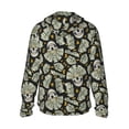thumbnail image 3 of Easygdp Skull with Dollar Lightweight Long Sleeve Sun Shirt Sports long-Sleeved Sun Protective Clothing, Quick Drying Breathable - X-Large, 3 of 9