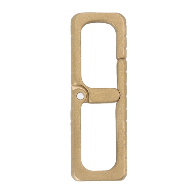 Spring Snap Hook, Non Corroding Lightweight Carabiner Clip Brass Small Size  Strong For Outdoor 