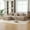 Taupe, variant on 104" Modular Sectional Sofa, L-Shaped Boneless Couch with Ottoman, Convertible Cloud Couch with Tufted Design for Living Room, No Assembly Required, Taupe