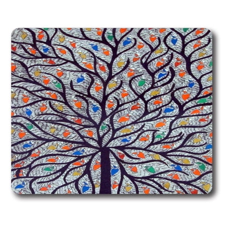POPCreation Colorful tree Mouse pads Gaming Mouse Pad 9.84x7.87 inches