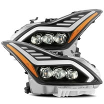 AlphaRex 08-13 Infiniti G37/14-15 Q60 Coupe MK II NOVA-Series LED Projector Headlights Black