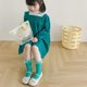 thumbnail image 5 of Calcetines para niños Media pantorrilla Algodón peinado Transpirable Borde de encaje Calcetines para niñas para primavera verano Rosa, 5 of 5