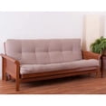 thumbnail image 3 of Blazing Needles Renewal 6-inch Twill Queen-size Futon Mattress - Toffee, 3 of 3