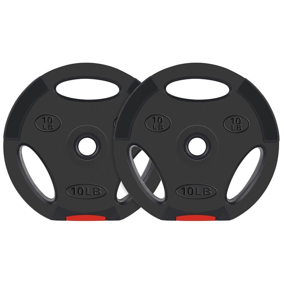 Par de Placas de Peso Signature Fitness 10 libras, Vinilo 1 pulgada